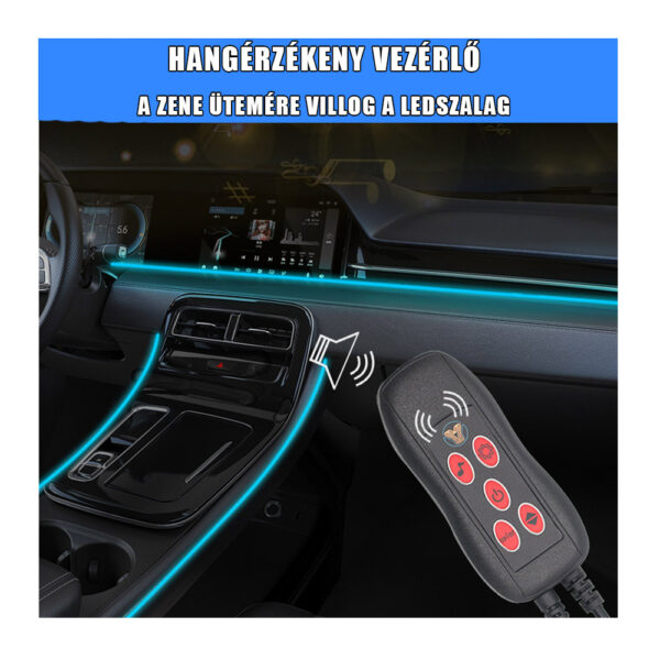 Műszerfal ledszalag szett RGB 5méter - Image 2